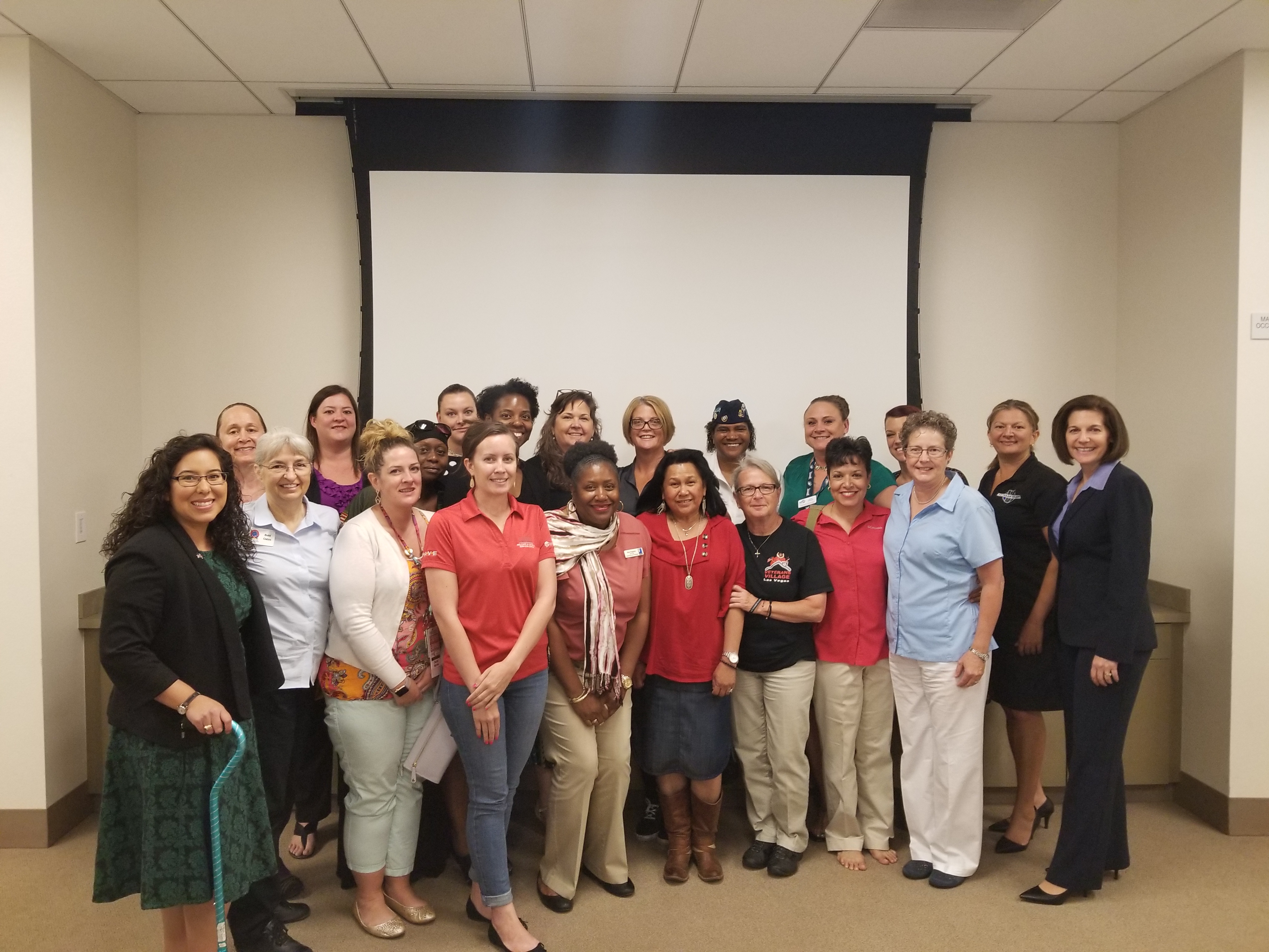 Cortez Masto meets with Women Veterans