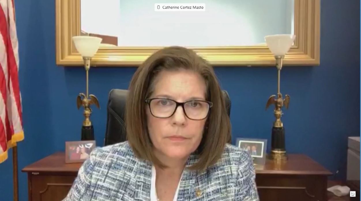 Cortez Masto Banking Hearing Secretary Carson