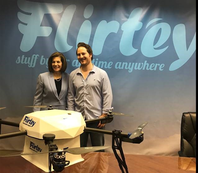 Senator Cortez Masto Tours Flirtey