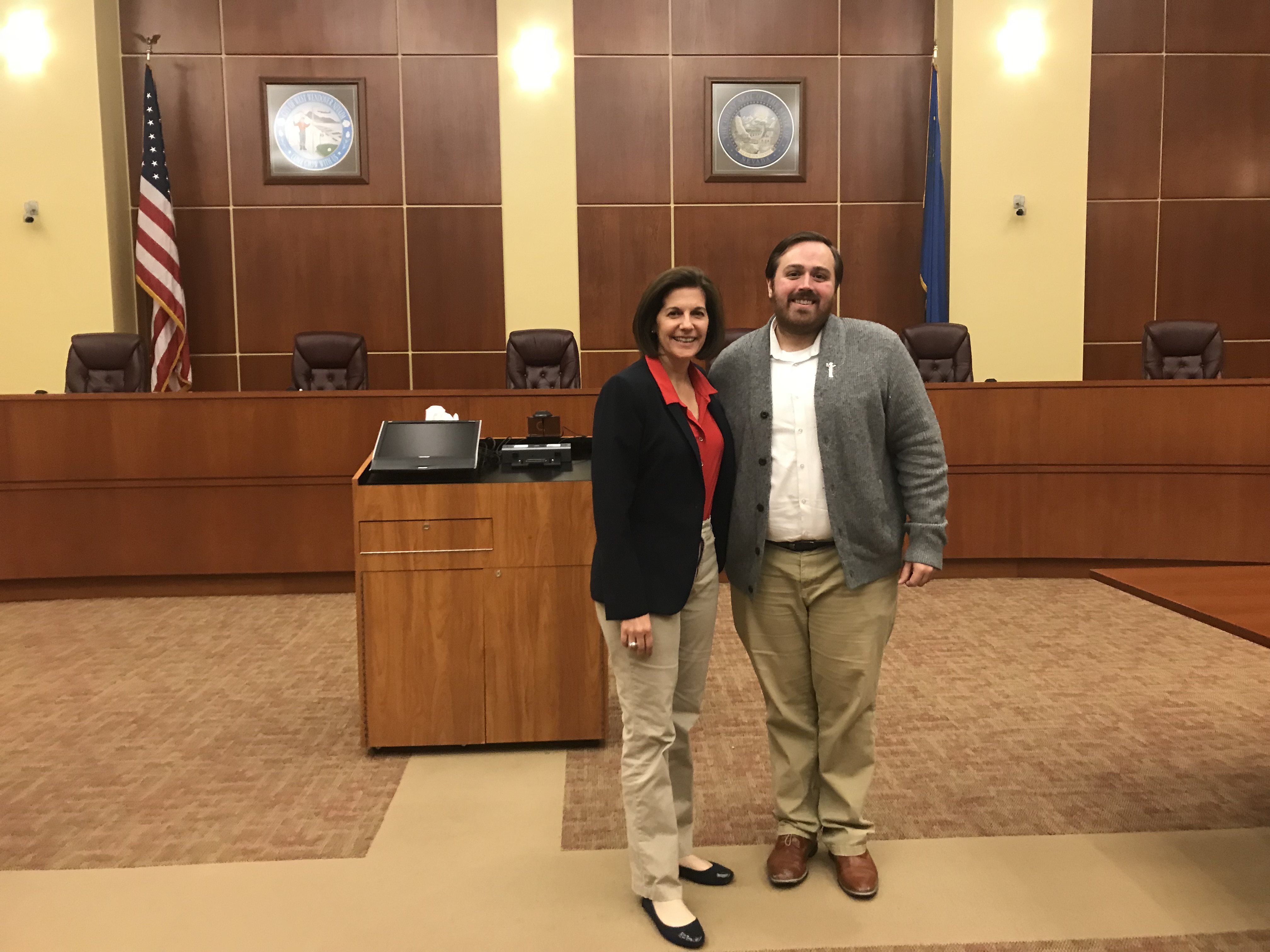 CORTEZ MASTO TOURS DOWNTOWN WEST WENDOVER WITH MAYOR DANIEL CORONA
