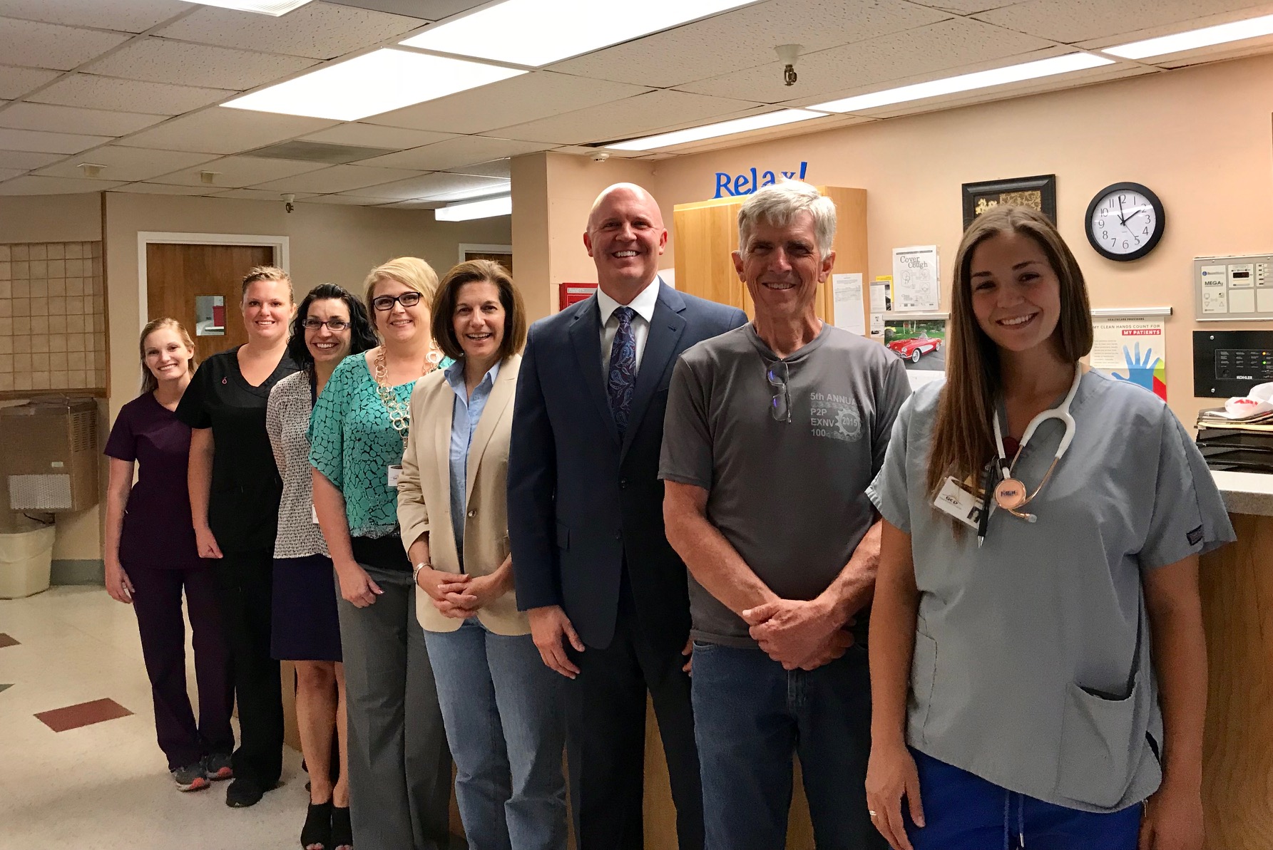 CORTEZ MASTO TOURS GROVER C. DILS MEDICAL CENTER
