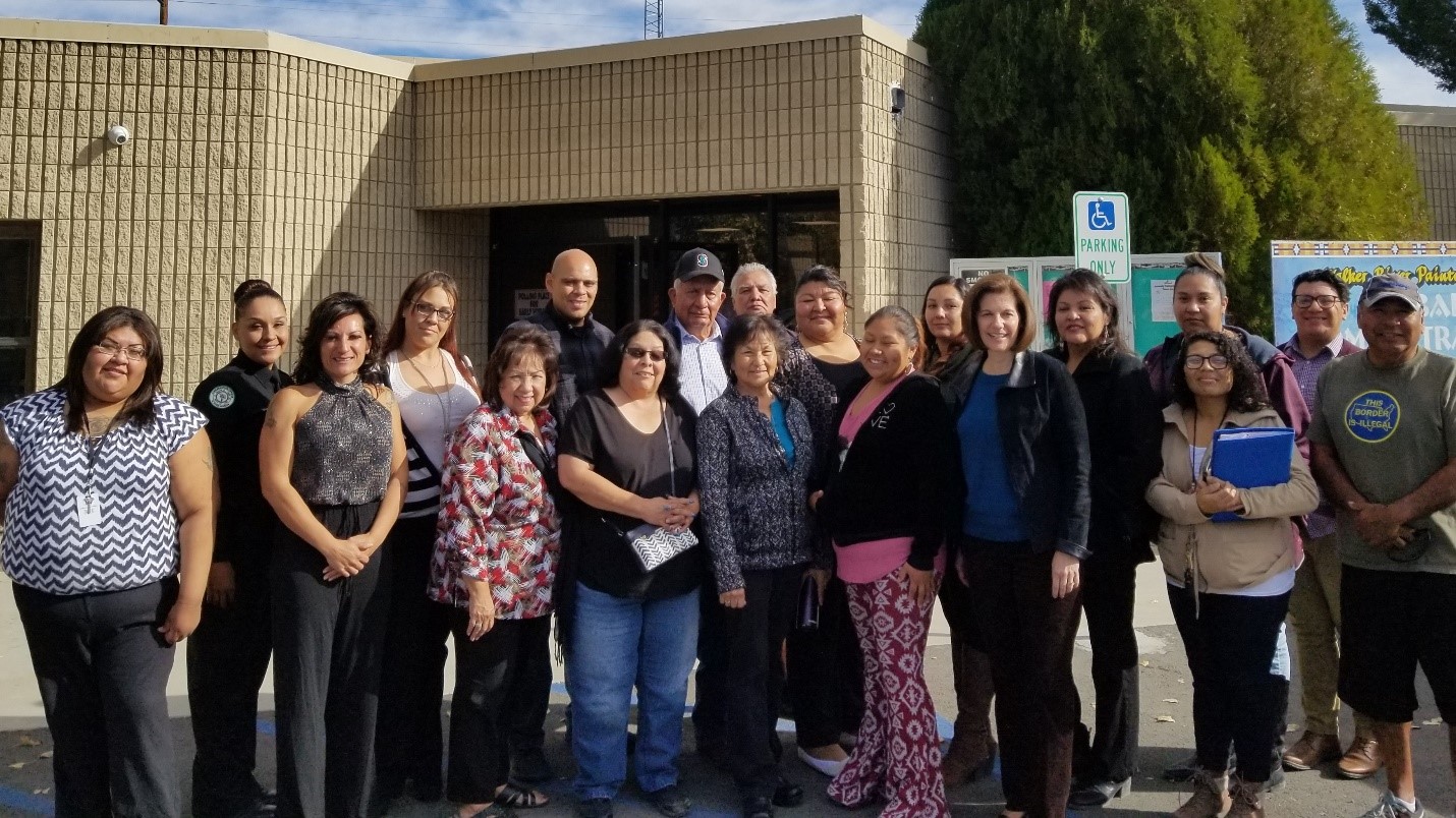 Cortez Masto Meets Walker River Paiute